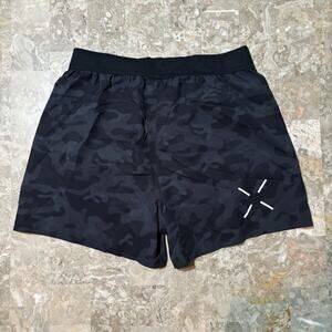 Ten Thousand Shorts Mens Small The Interval Short 5” Black Camo Running Gym